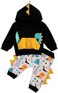 Sasaerucure Baby Boy Dinosaur Hoodie Sweatshirt by Sasaerucure