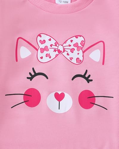 Renotemy Toddler Baby Girl Clothes Fall Winter Outfits Gifts 12Months-5T - Image 5