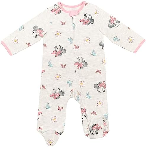 Disney Baby Girls' 2-Pack Footed Sleep N' Play Newborn to Infant - Image 3