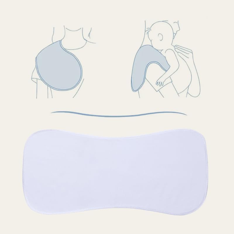 8 Pack Baby Burp Cloths, Unisex - Image 3