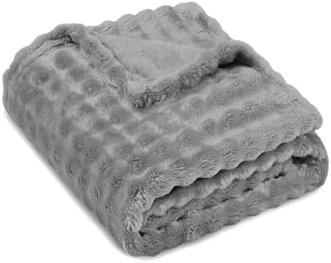 Fleece Baby Blanket for Girls Boys, Soft Cozy Cute Infant Toddler Receiving by KIVEE