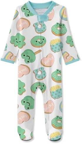 Butterblu Scout Sleep & Play 100% Organic Cotton Footed Zip Front PJs | GOTS by Butterblu