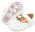 Meckior Infant Baby Girls Soft Sole Bowknot Princess Wedding Dress Mary Jane by Meckior