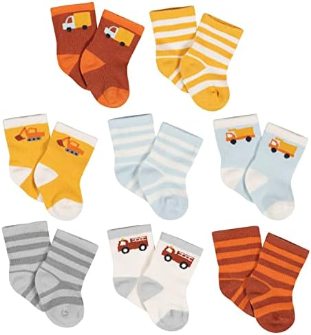 Gerber baby-girls 8-pair Wiggle Proof SockCasual Sock by Gerber