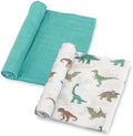 LollyBanks Baby Swaddle Blankets 2 Pack, 100% Cotton Muslin Blankets 47 x 47 by LollyBanks