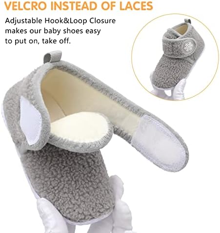 FEETCITY Baby Booties Girls Boys Infant Slippers First Walkers Shoes Warm Socks - Image 3