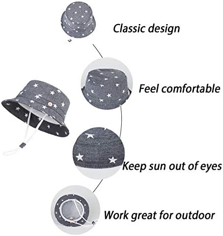 LANGZHEN Sun Protection Hat for Kids Toddler Boys Girls Wide Brim Summer - Image 4