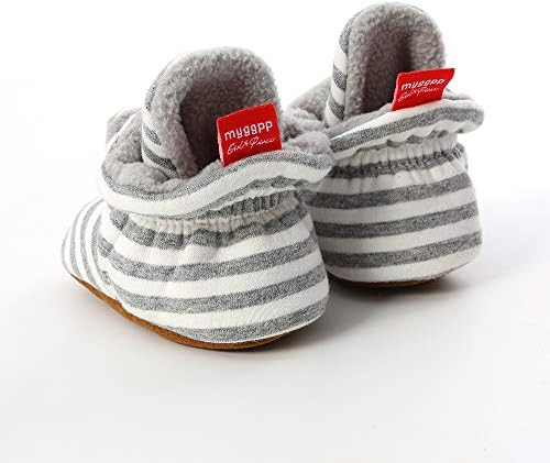 HsdsBebe Unisex Newborn Baby Cotton Booties Non-Slip Sole - Image 4