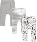 HonestBaby Unisex-Baby Multipack Harem Pants Roomy Fit Pull on Bottoms 100% by HonestBaby