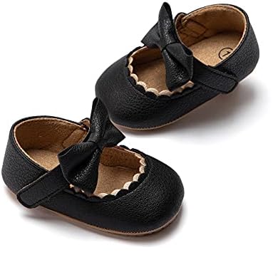 Meckior Infant Baby Girls Soft Sole Bowknot Princess Wedding Dress Mary Jane by Meckior