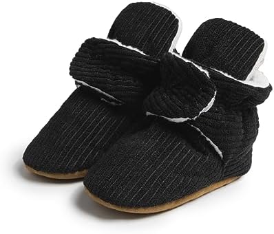 HsdsBebe Unisex Newborn Baby Cotton Booties Non-Slip Sole by HsdsBebe