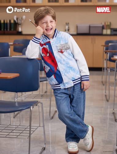 Disney Bomber Jacket Spider Man Marvel Toy Story Cars Varsity Cardigan2-13Y - Image 5