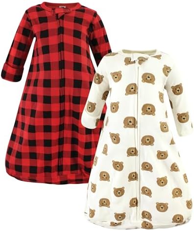 Hudson Baby Unisex Baby Cotton Long-Sleeve Wearable Sleeping Bag by HudsonBaby