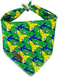 Lionet Paws Summer Football Dog Bandana Washable Cotton Handkerchief Scarf by lionetpaws