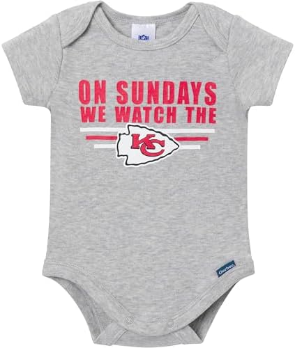 Gerber NFL Baby Boys 3-Pack Onesie Bodysuit - Image 4
