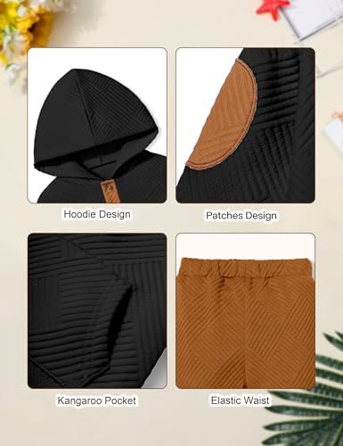 Oranchids Toddler Baby Boy Clothes Long Sleeve Hoodie Sweatshirt Tops and Pants - Image 7