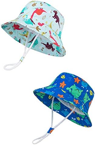 LANGZHEN Sun Protection Hat for Kids Toddler Boys Girls Wide Brim Summer by LANGZHEN