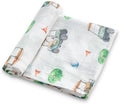 Baby Swaddle Blankets, Bamboo Muslin Receiving Blanket | 1-Pack, Lightweight & by IBESTOPIA