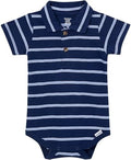 Gerber Baby Boys' Short Sleeve Polo Bodysuit by Gerber