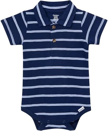 Gerber Baby Boys' Short Sleeve Polo Bodysuit by Gerber