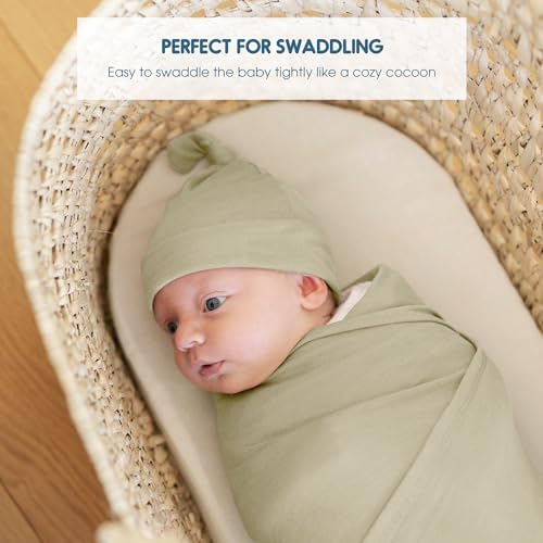 GRSSDER 2 Set Newborn Swaddle Blanket - Image 2