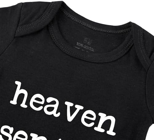 Heaven Sent Baby Bodysuit Religious Pregnancy Announcement Baby Romper Unisex - Image 4