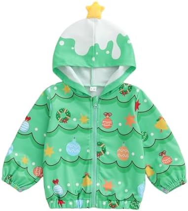 Toddler Girl Windbreaker Jacket Strawberry Baby Girls Hooded Fall Jackets Long by Mialoley