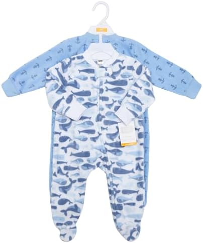 Hudson Baby Unisex Baby Fleece Sleep and Play - Image 2