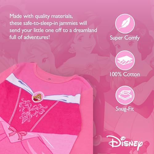Disney Unisex Kids' 6-piece Snug-fit Cotton Matching Comfortable Pajama Set - Image 5