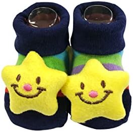 Bowbear Adorable Baby 6 Pair Non-Skid Bootie Socks - Image 7