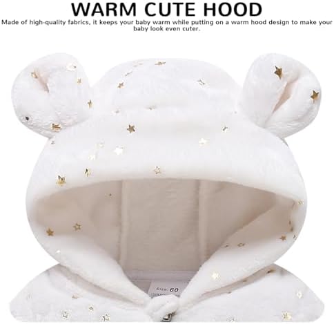Baby Girl Winter Fleece Coat Toddler Boy Warm Jacket Infant Sweater Outwear - Image 3