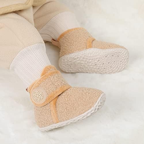 FEETCITY Baby Booties Girls Boys Infant Slippers First Walkers Shoes Warm Socks - Image 3