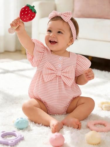 Vibebox Baby Girls Clothes Summer One-sies Romper Outfit Preemie-18 Months - Image 2