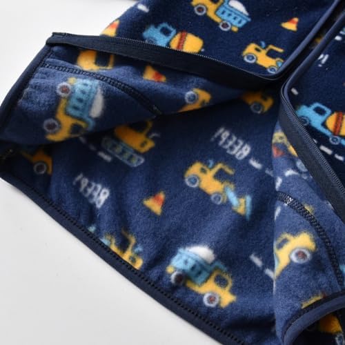 Toddler Boys Girls Fleece Jacket Lightweight Fall Spring 2-12 Years - Image 3