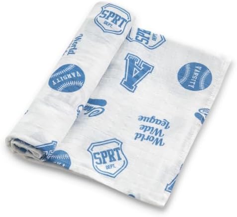 Baby Swaddle Blankets, Bamboo Muslin Receiving Blanket | 1-Pack, Lightweight & by IBESTOPIA