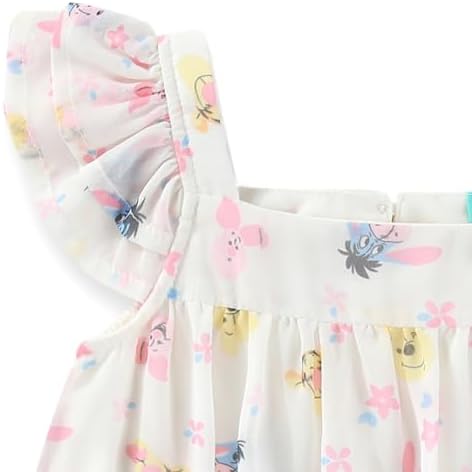 Disney Pooh Minnie Baby Girls Chiffon Bubble Romper - Image 2