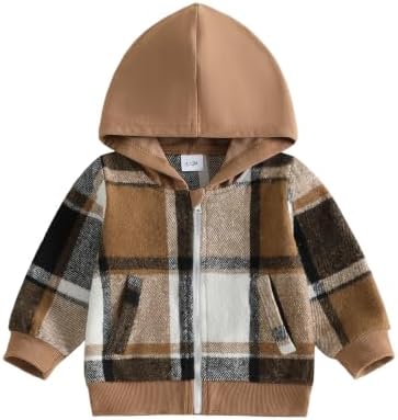 MERSARIPHY Toddler Boy Hoodies Jacket Baby Boy Lightweight Zip Up Coat by MERSARIPHY