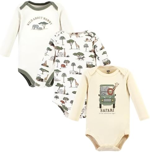 Hudson Baby Unisex Baby Cotton Bodysuits by HudsonBaby