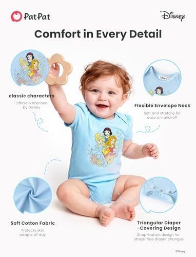 Disney Stitch Princess Marvel Spiderman Mickey and Friends Baby Girls Clothes - Image 6