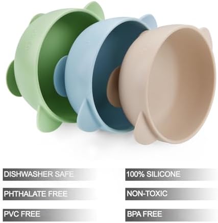 PandaEar Silicone Baby Bibs & Bowls - Image 5