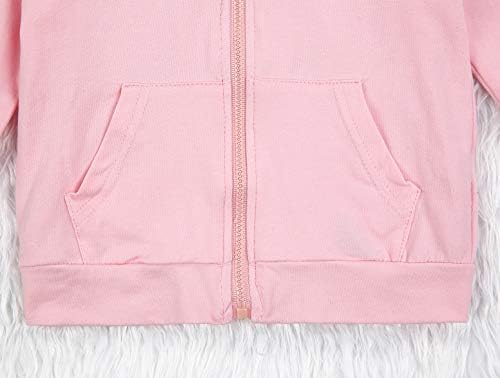 Imcute Baby Zip Up Hoodie, Unisex inflant Toddler Long Sleeve Sweatshirts - Image 5