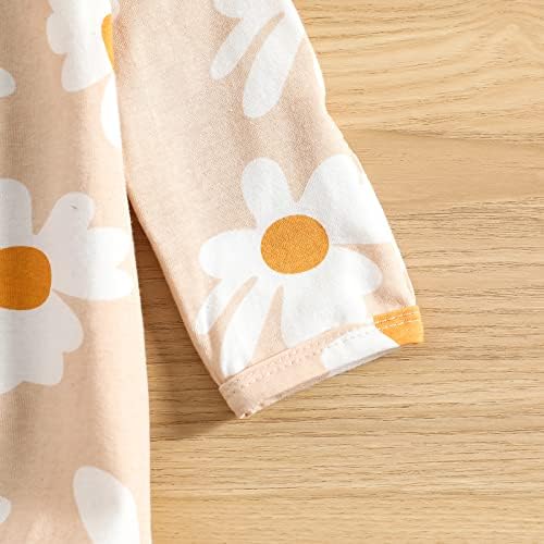 Newborn Baby Girl Floral Sleep Gown Headband Sleepwear Outfit - Image 4