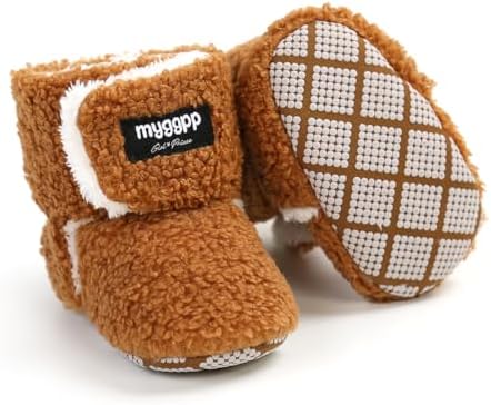 Ohwawadi Infant Baby Boots Boys Girls Cozy Fleece Slippers Snow Boots Winter by Ohwawadi