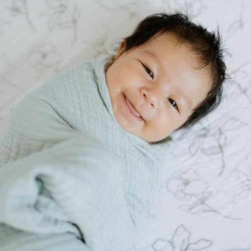 Little Unicorn Muslin Swaddle Blanket - Image 7