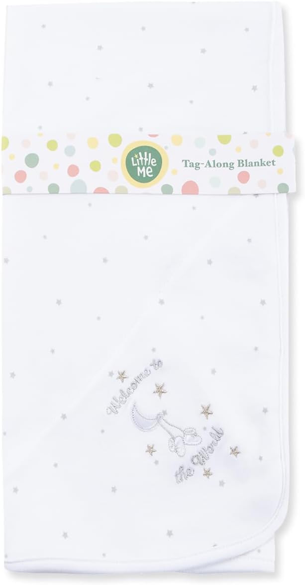 Little Me unisex baby nursery swaddling blankets, One Size US by LittleMeChildrensApparel