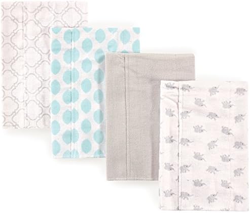 Luvable Friends Unisex Baby Cotton Flannel Burp Cloths, One Size - Image 2