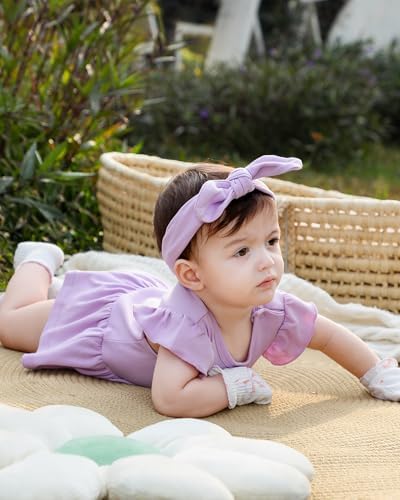 Baby Girls Romper Summer Ruffled Sleeve Bodysuit Dresses Infant Girl Clothes - Image 5