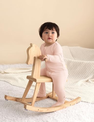 Long Sleeve Baby Bamboo Rayon Romper Infant One-Piece Double Zipper Footies | - Image 4
