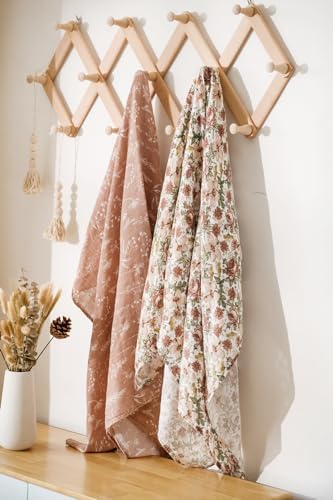 Little Jump 2 Pack Western Wild Flowers Muslin Swaddle Blankets - Image 3