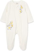 Little Me Clothes for Baby Girls' 100% Cotton Scratch-Free Tag Footie Sleeper by LittleMeChildrensApparel